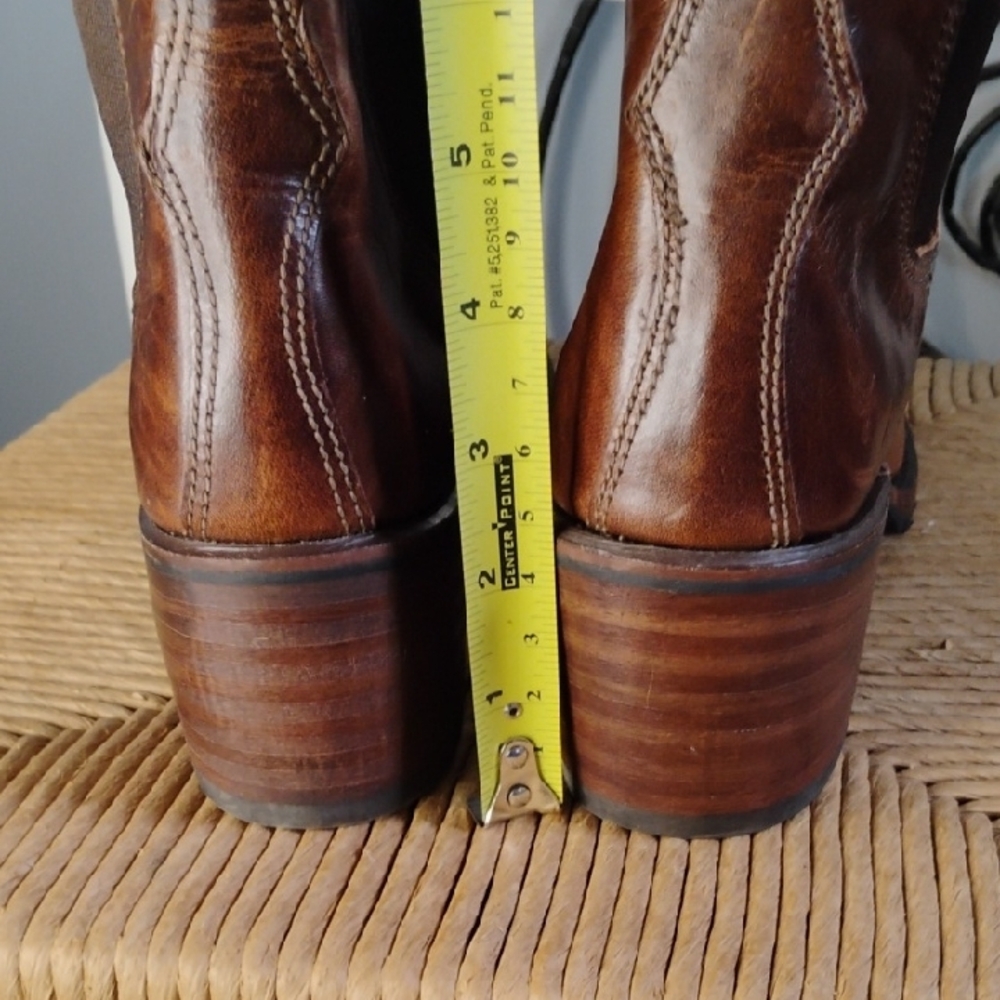 Frye Sabrina Chelsea Leather Ankle Boots - Picture 13 of 15
